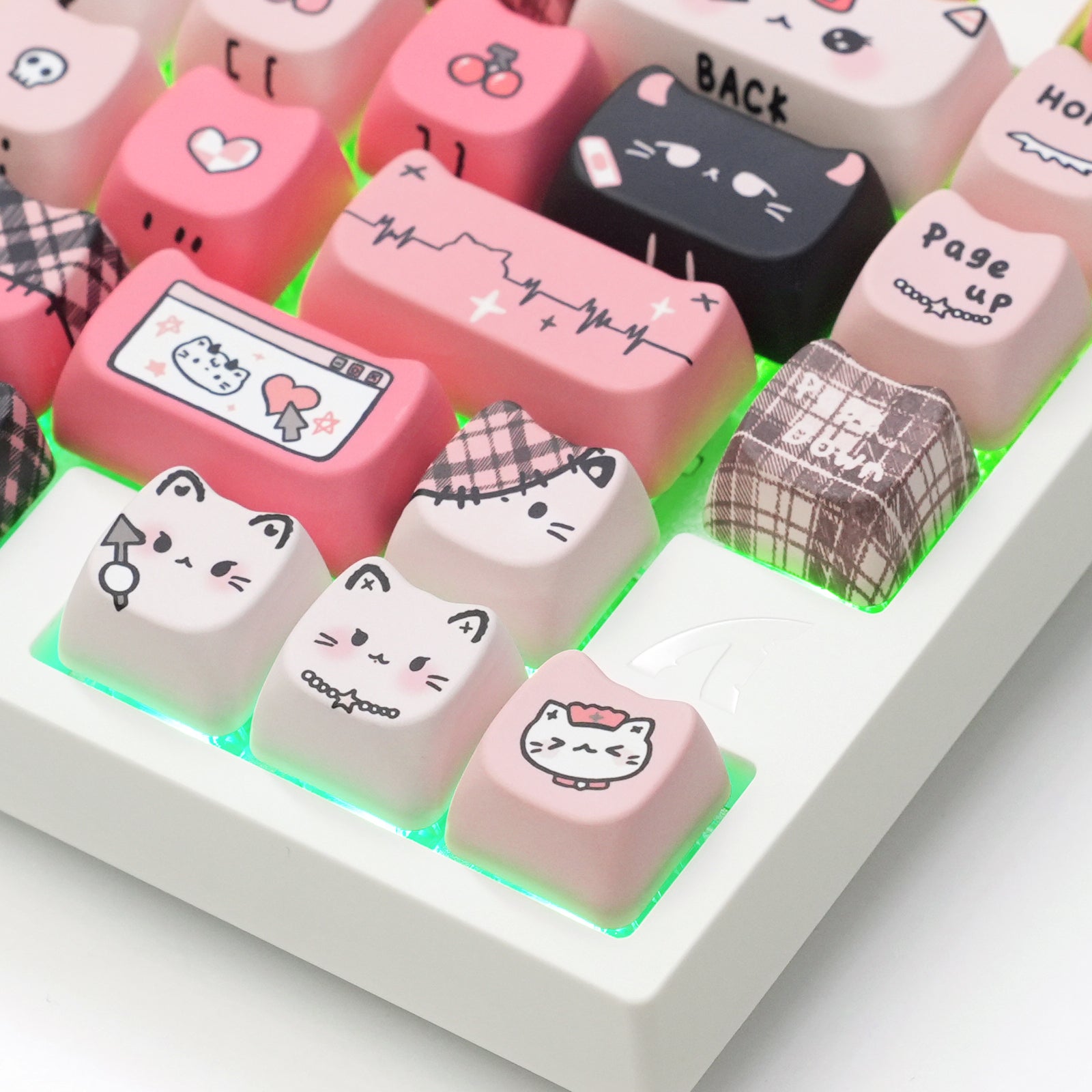 ATTACK SHARK SK05 118/119 Keys PBT Keycaps, MOA, ANSI