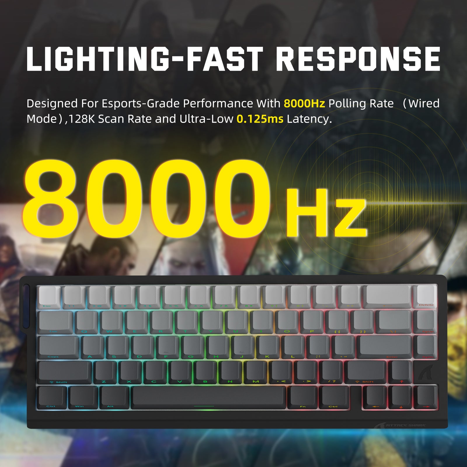 X68PRO HE 8000Hz Polling Rate Gaming Keyboard