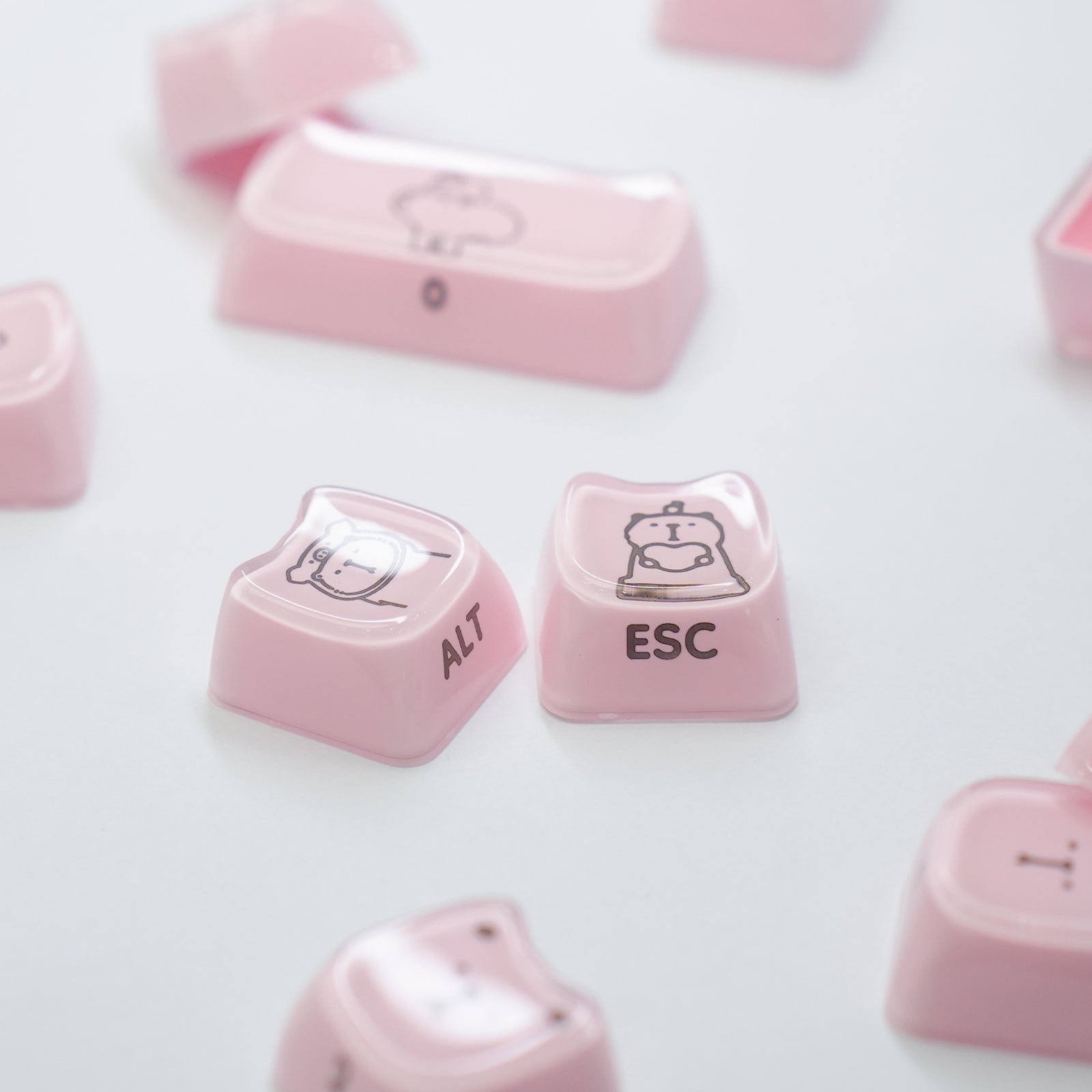 ATTACK SHARK SK05 118/119 Keys PBT Keycaps, MOA, ANSI