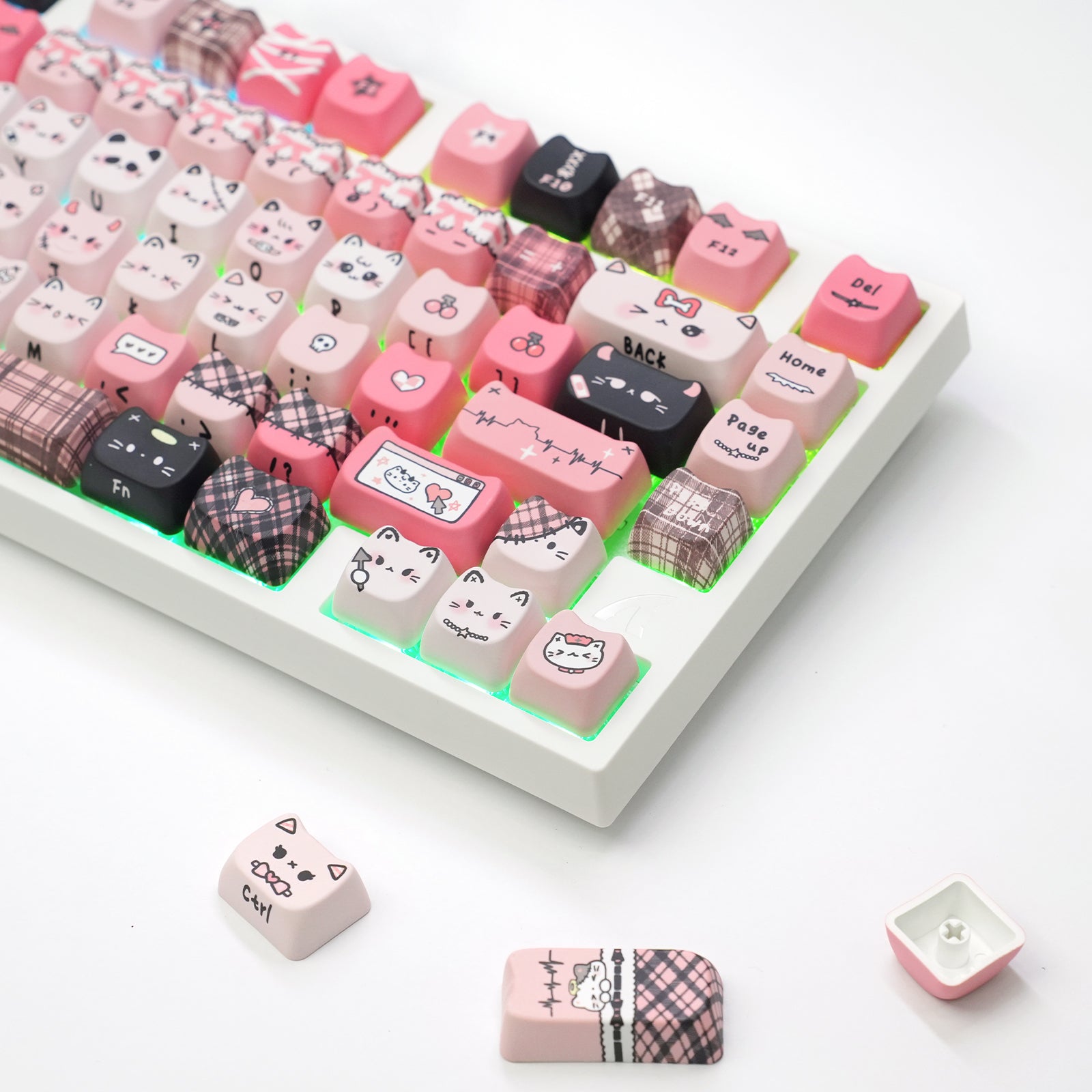 ATTACK SHARK SK05 118/119 Keys PBT Keycaps, MOA, ANSI