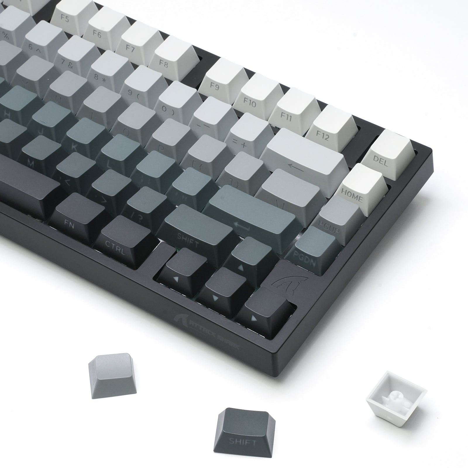 ATTACK SHARK SK06 135 Keys Shine-Through Keycaps, ANSI/ISO