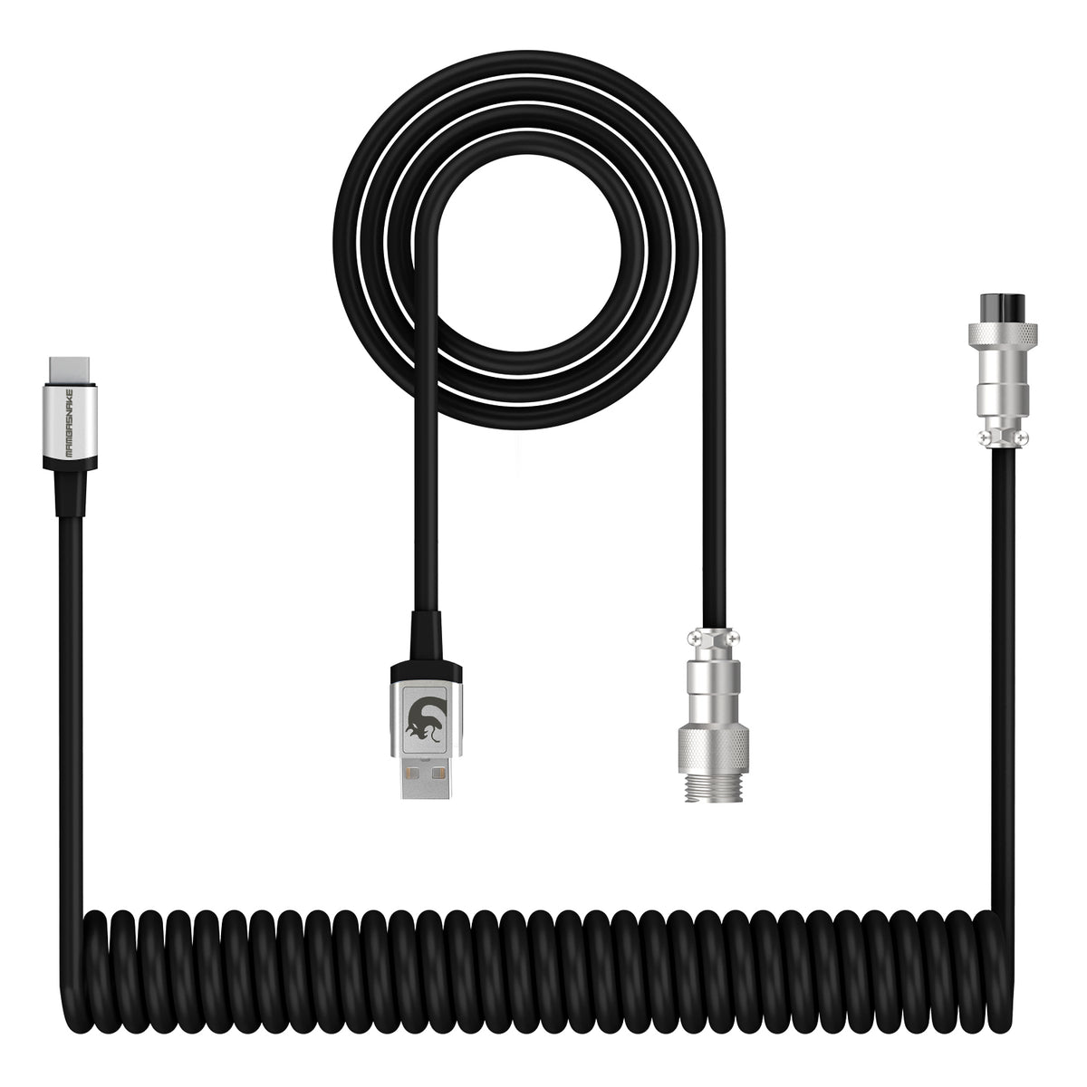 ATTACK SHARK x MAMBASNAKE C01 Coiled Cable