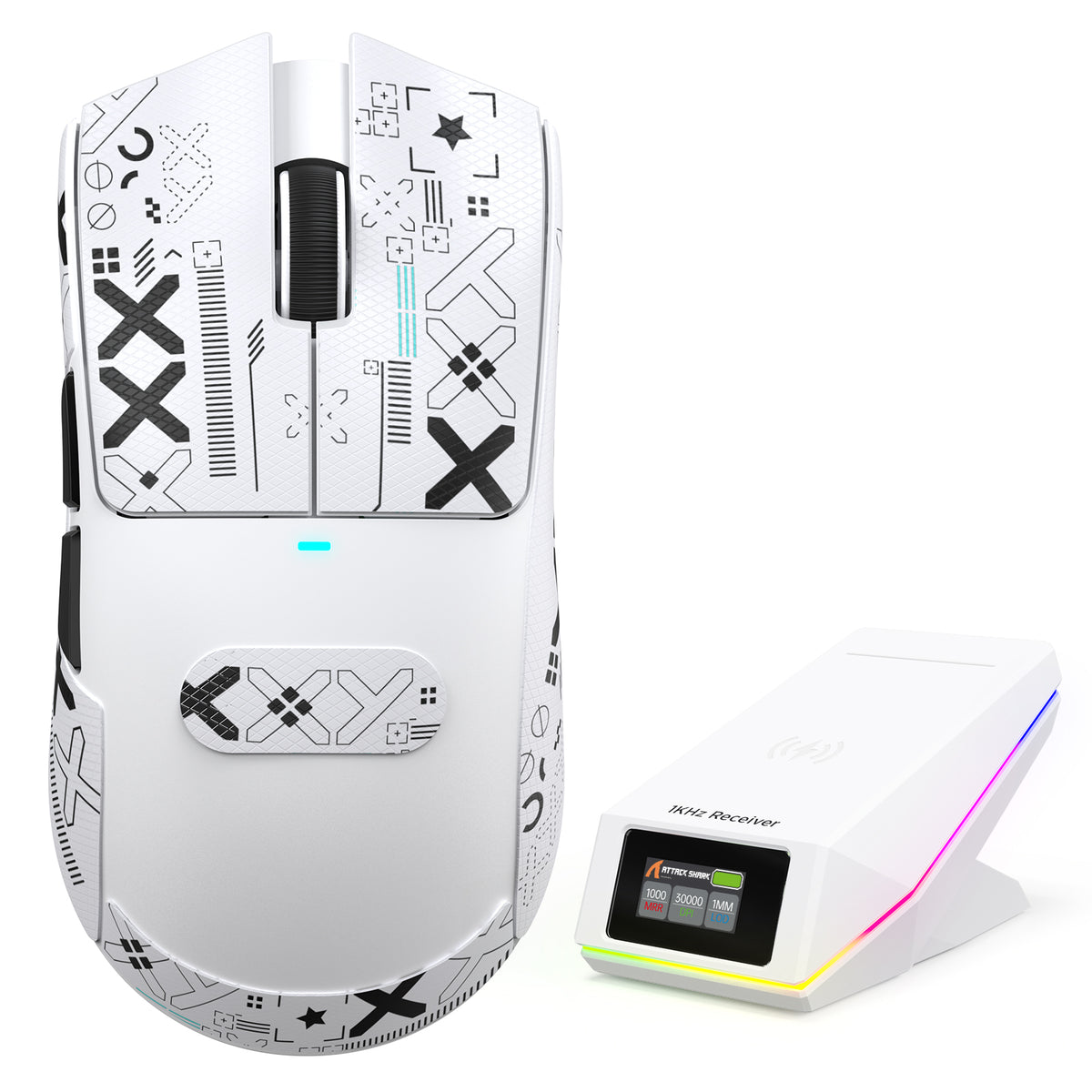 ATTACK SHARK X11 PRO V2 Wireless Gaming Mouse with TFT Display Charging Dock
