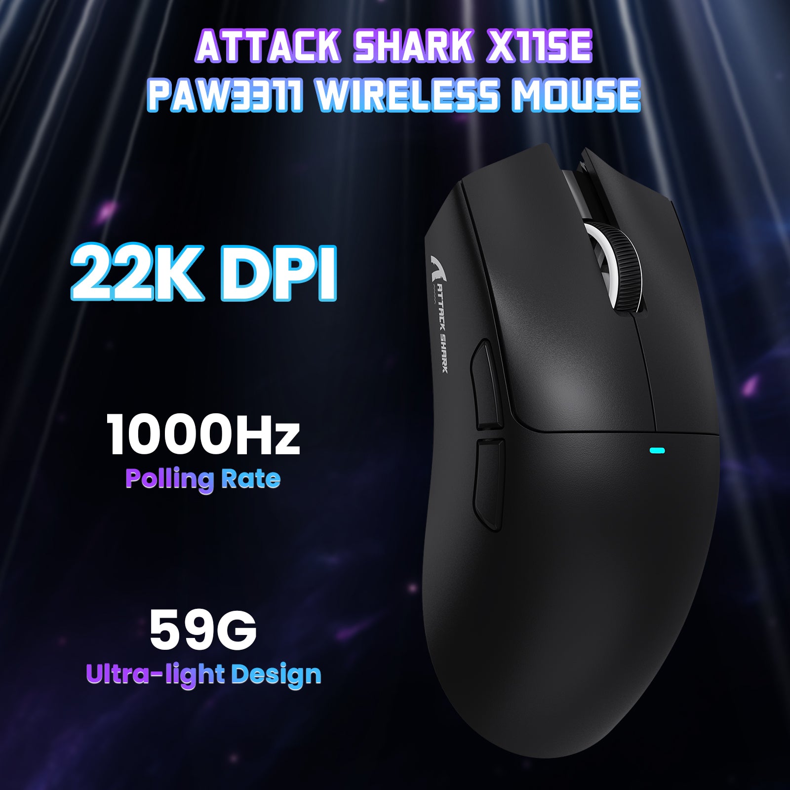 ATTACK SHARK X11SE Wireless Gaming Mouse