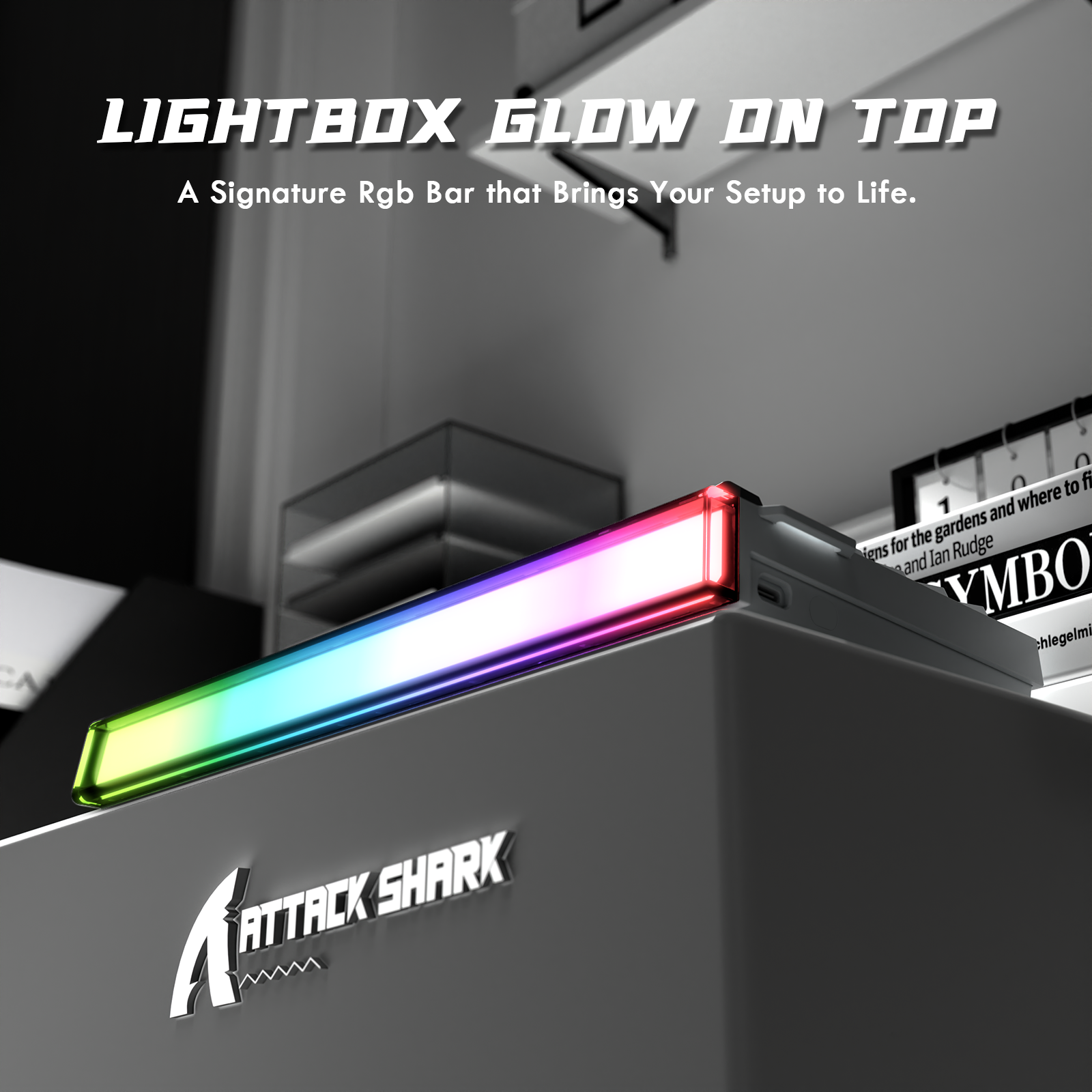 ATTACK SHARK R85 HE Rapid Trigger Keyboard Magnetic Switch with Custom Lightbox