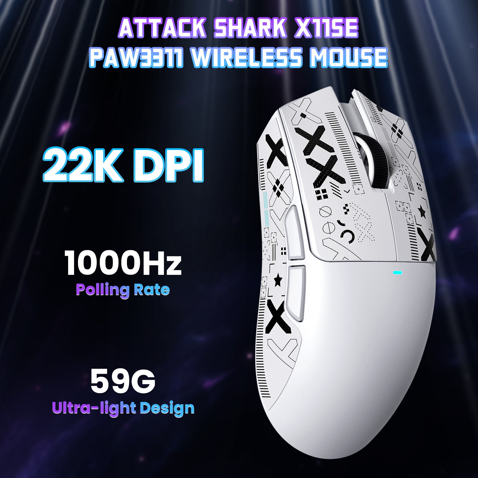 ATTACK SHARK X11SE Wireless Gaming Mouse