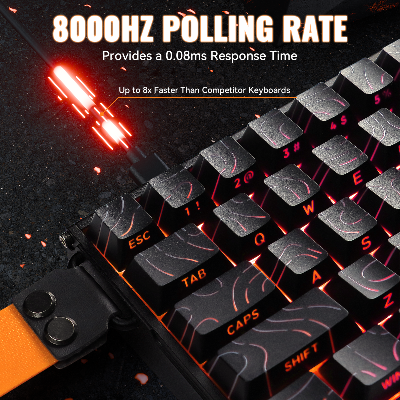 ATTACK SHARK X68MAX HE Rapid Trigger Aluminum Keyboard Magnetic Switch