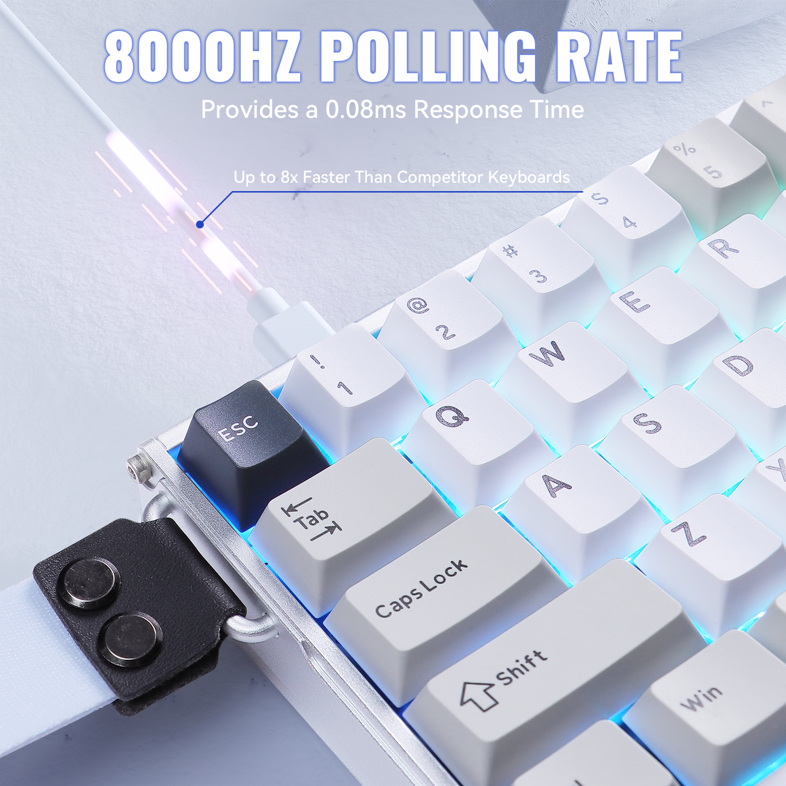 ATTACK SHARK X68MAX HE Rapid Trigger Aluminum Keyboard Magnetic Switch