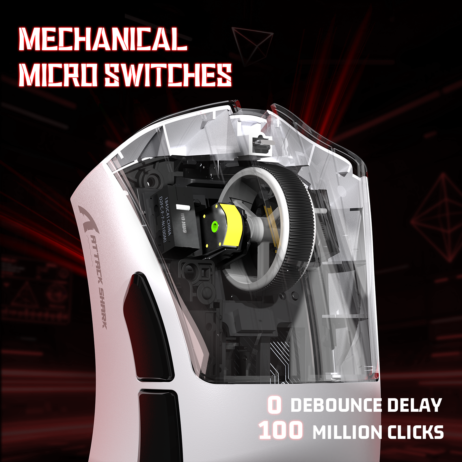 ATTACK SHARK V3 Ultra-Light Tri-Mode Gaming Mouse