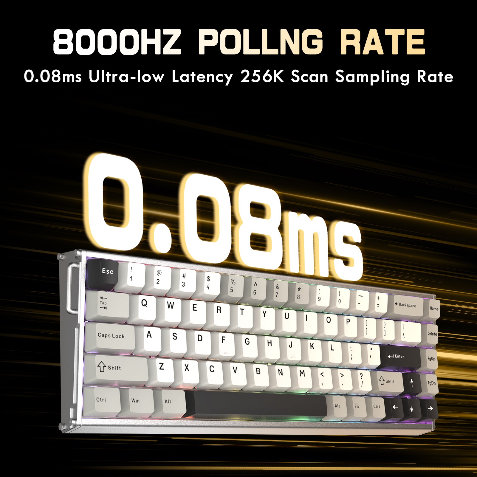 C01 Ultra RGB coiled aviator keyboard cable for gaming