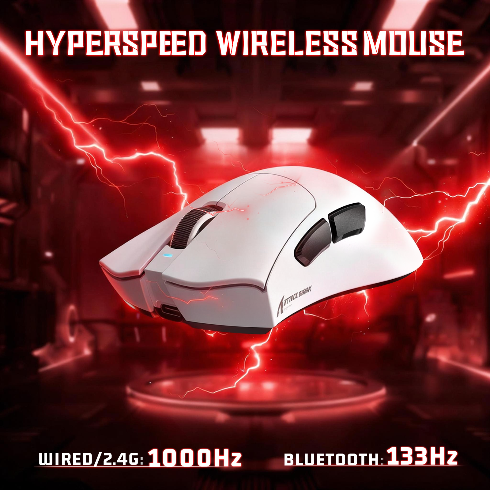 ATTACK SHARK V3 Ultra-Light Tri-Mode Gaming Mouse