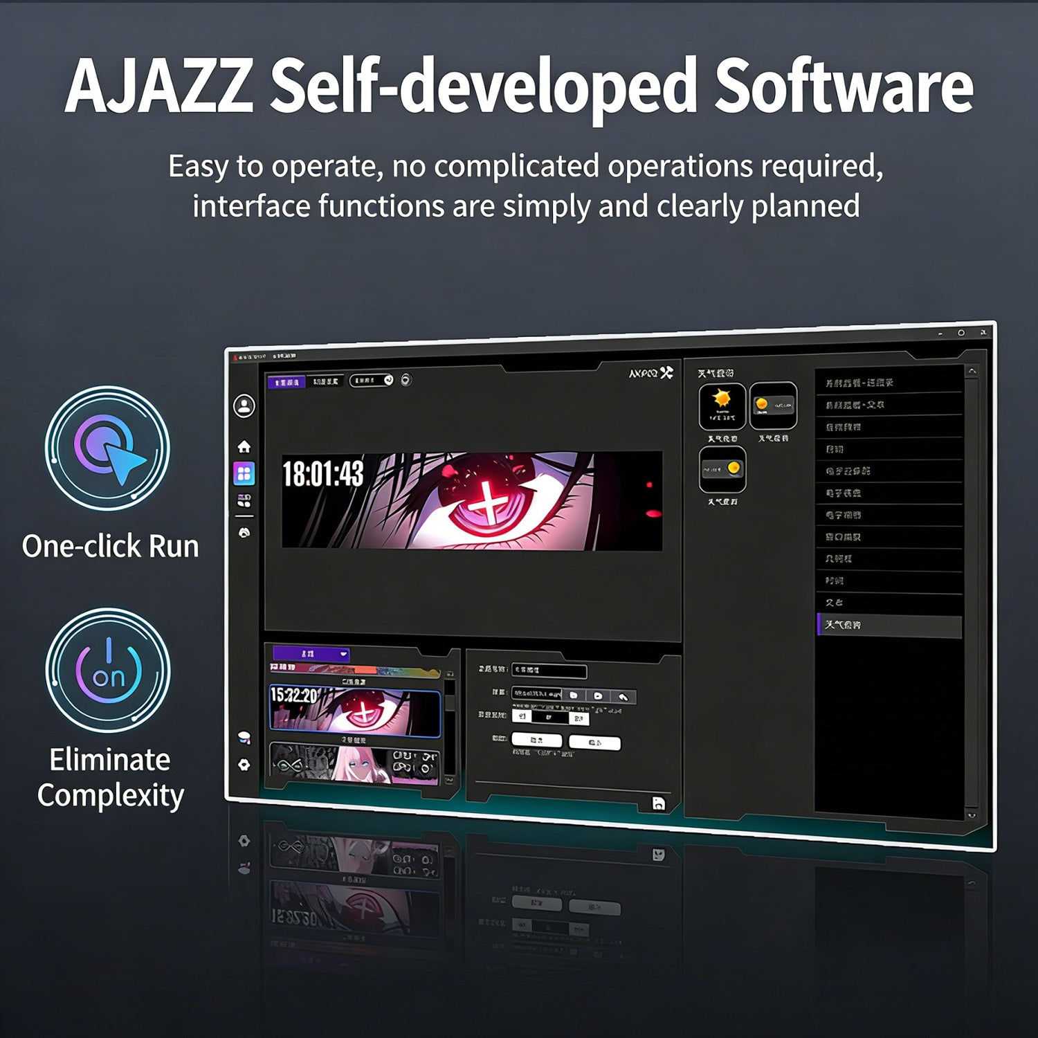 ATTACK SHARK x AJAZZ 9.2-inch IPS LCD Monitor