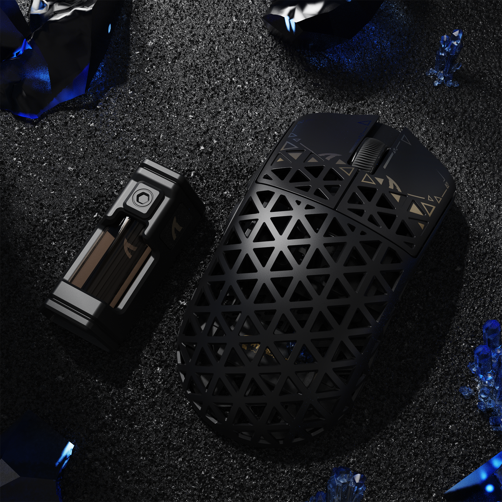 ATTACK SHARK R5 Ultra Carbon Fiber Wireless 8K PAW3950MAX Gaming Mouse