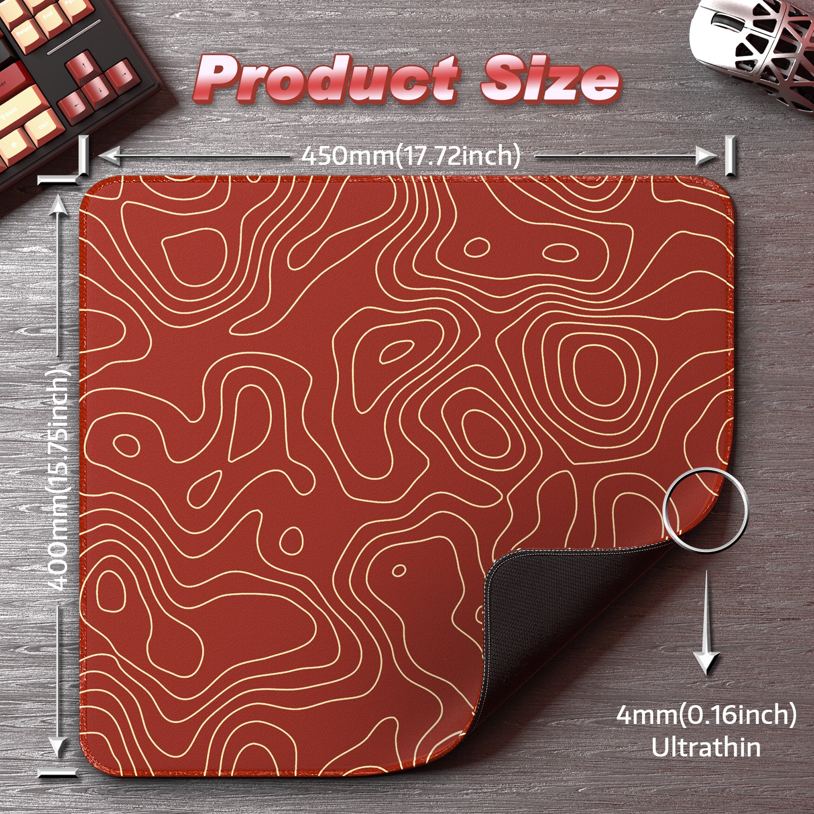 ATTACK SHARK CM02 eSport Gaming Mousepad (450x400x4 MM)