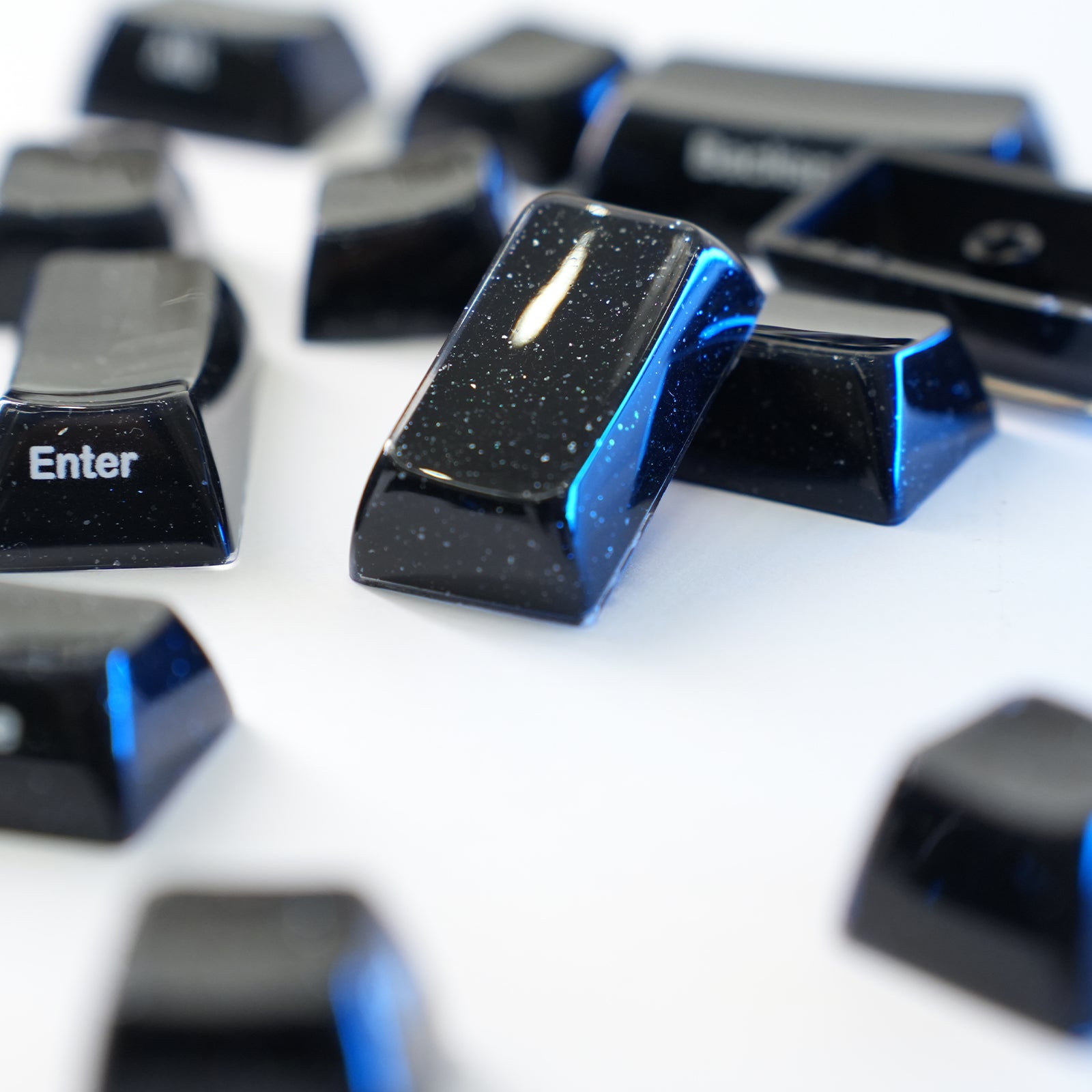 ATTACK SHARK SK03 136 Keys Crystal Keycaps, ASA Profile, ANSI/ISO