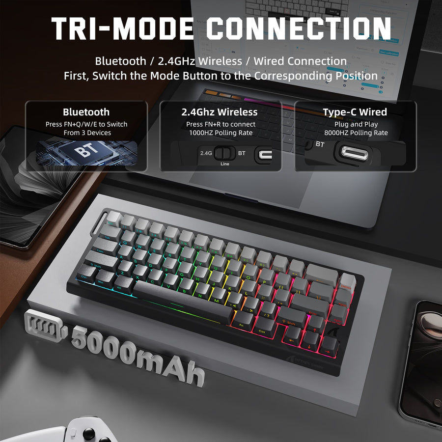 Editorial hero image for an article about gaming keyboard software features and onboard memory.