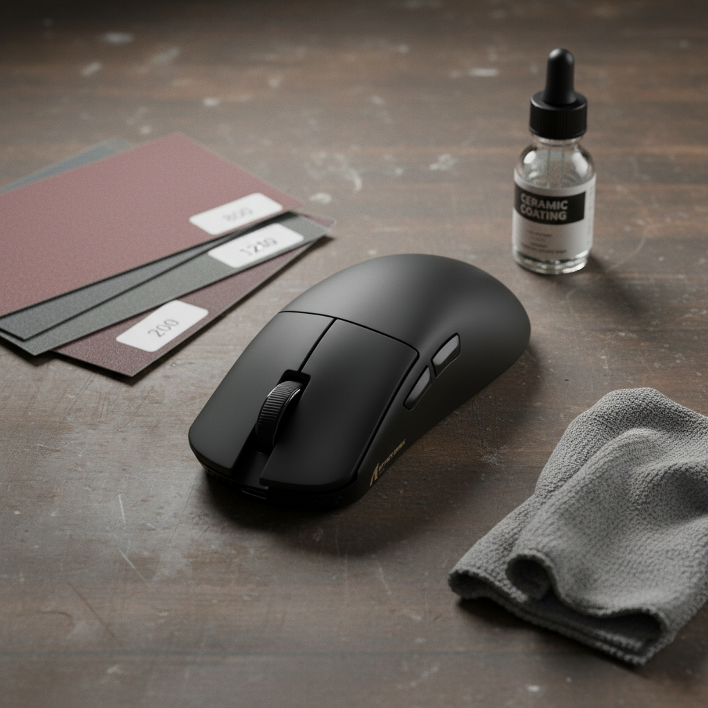 Restoring the Factory Matte Finish on Carbon Fiber Gaming Mice