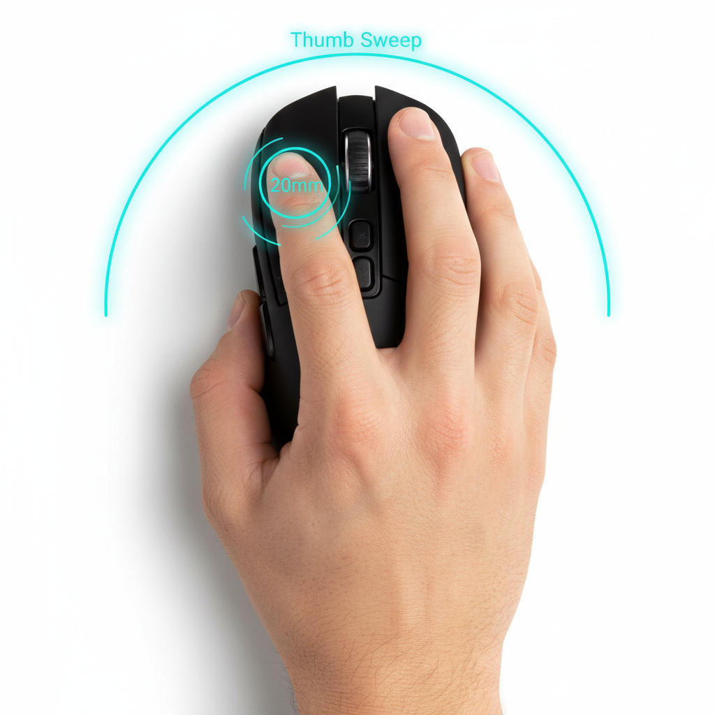 Side Button Reach: Matching Hand Size to Mouse Layouts