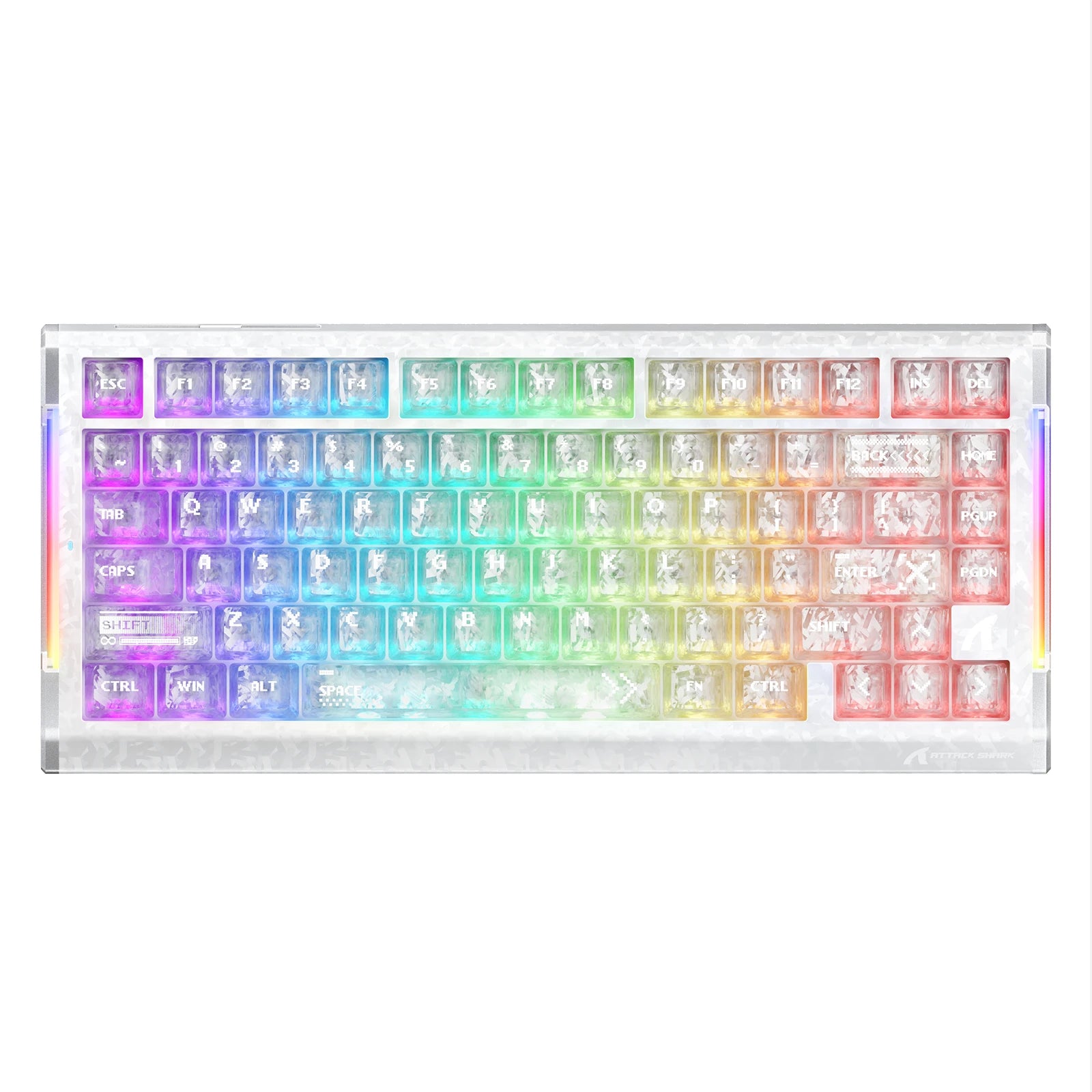 ATTACK SHARK R86 HE Carbon Fiber Rapid Trigger Keyboard Magnetic Switch