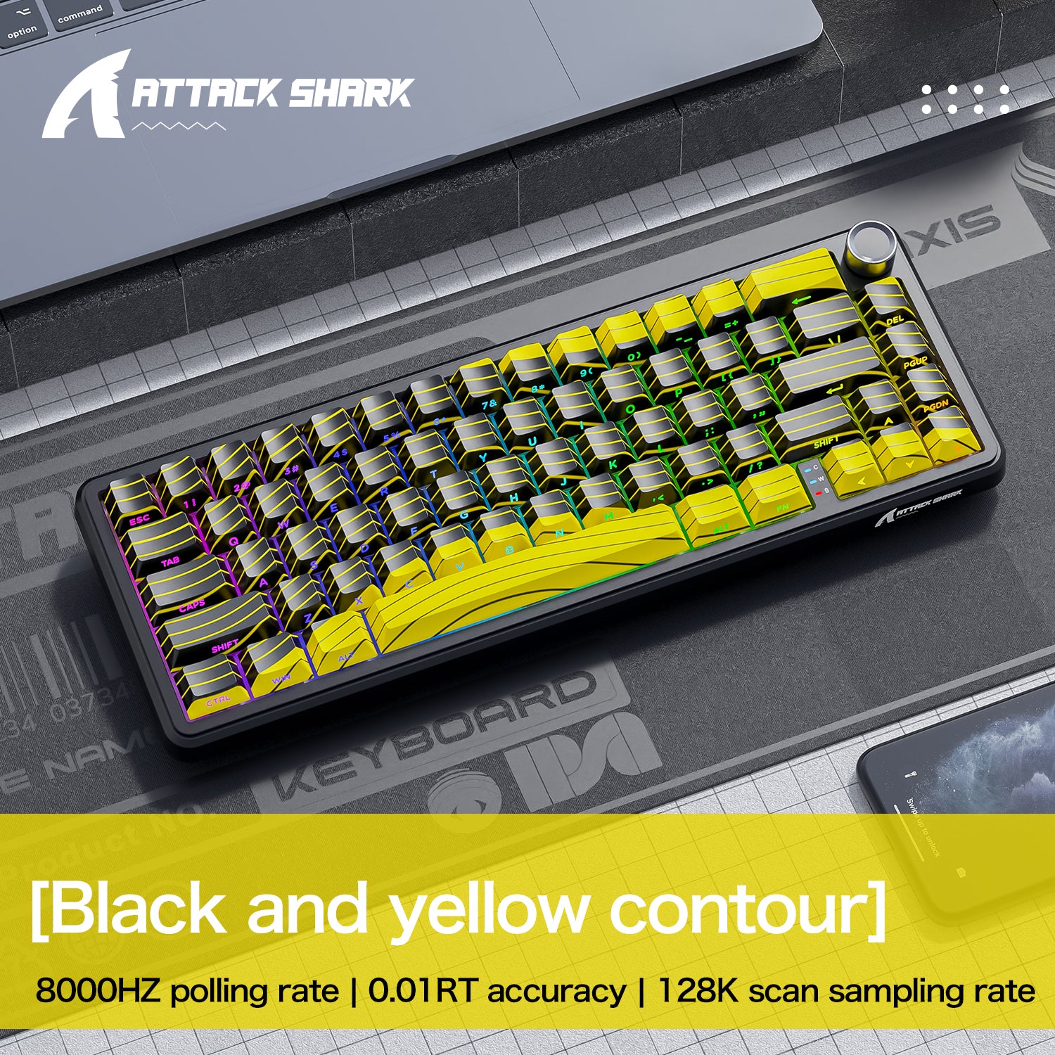 ATTACK SHARK X65PRO HE Rapid Trigger Keyboard