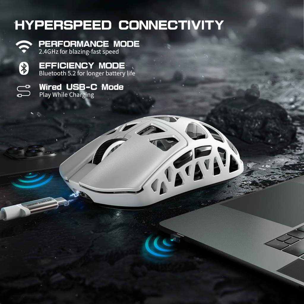 ATTACK SHARK R3 Magnesium Alloy Gaming Mouse 8K