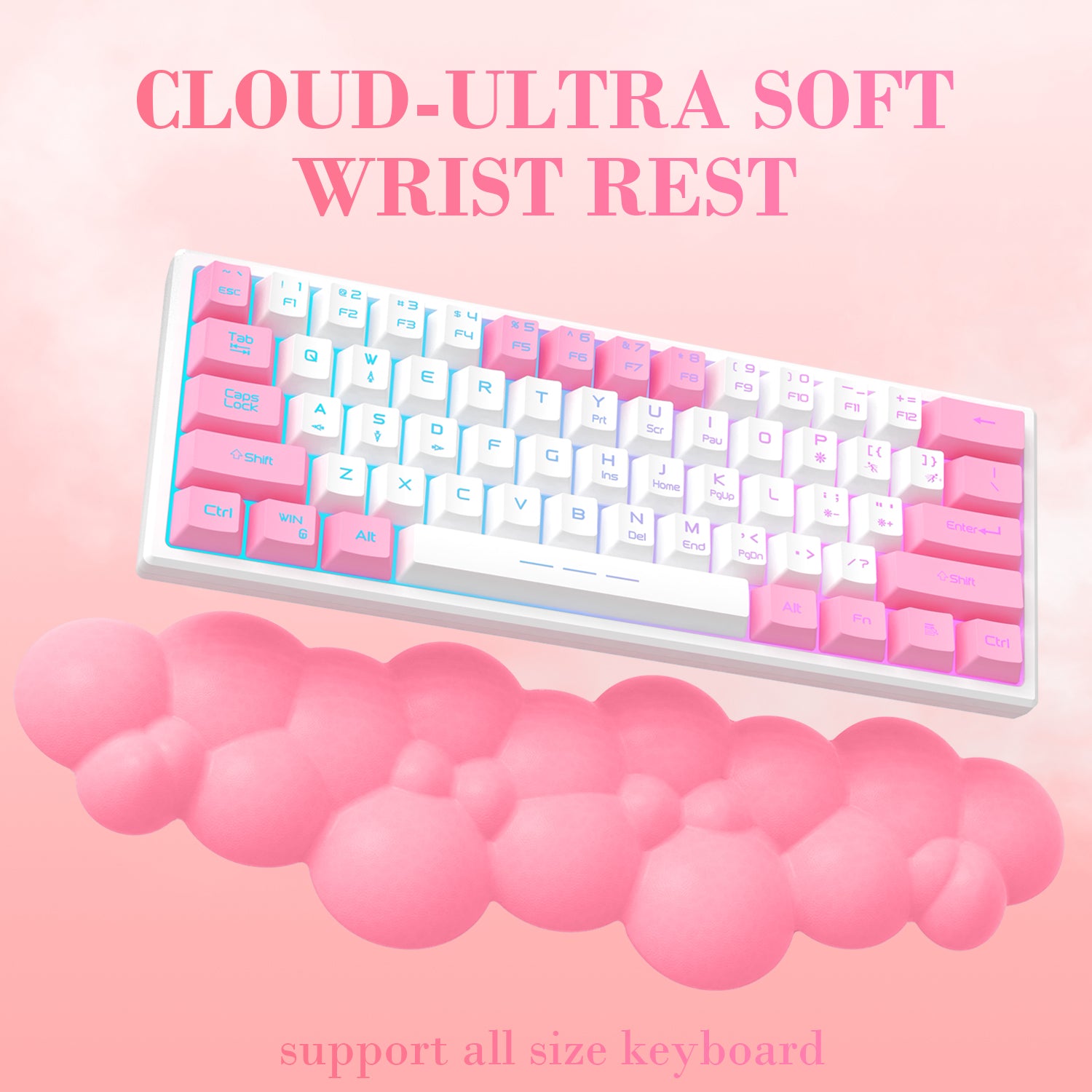 ATTACK SHARK Cloud Keyboard Wrist Rest