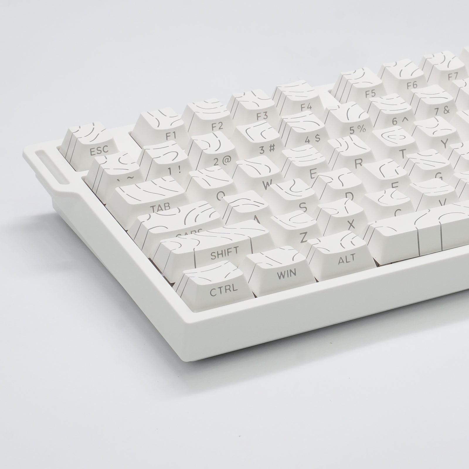 ATTACK SHARK SK06 135 Keys Shine-Through Keycaps, ANSI/ISO