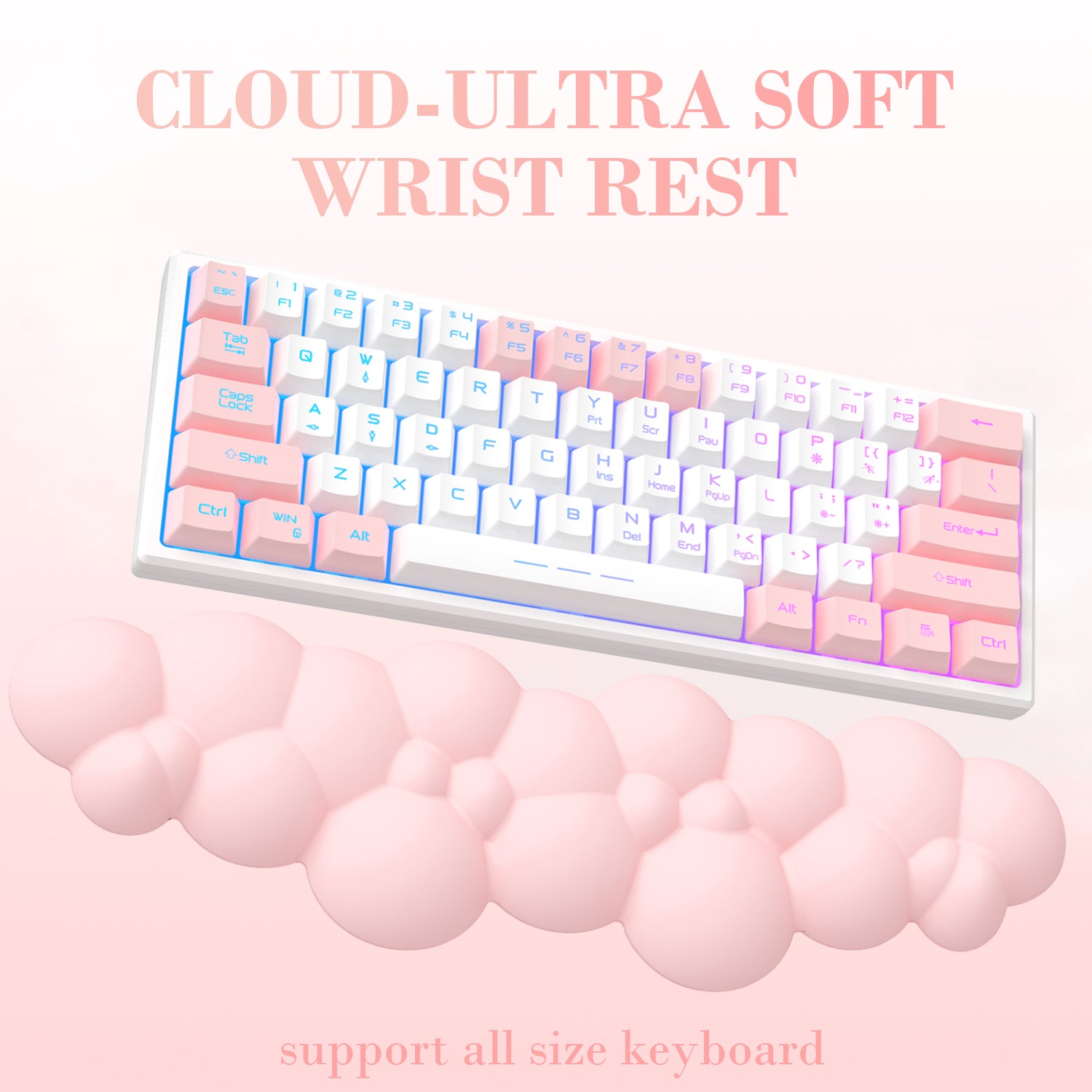 ATTACK SHARK Cloud Keyboard Wrist Rest