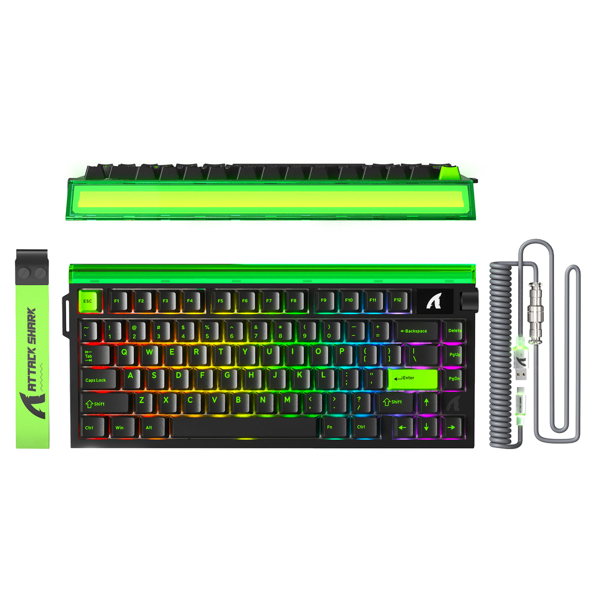 ATTACK SHARK R85 HE Keyboard + C01ULTRA LED Cable