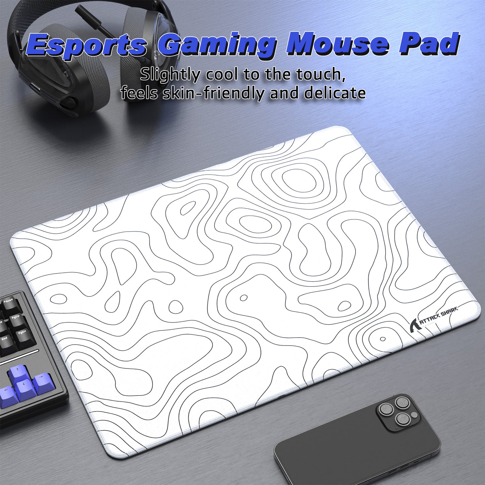 ATTACK SHARK CM02SE eSport Gaming Mousepad (410x310x4 MM)