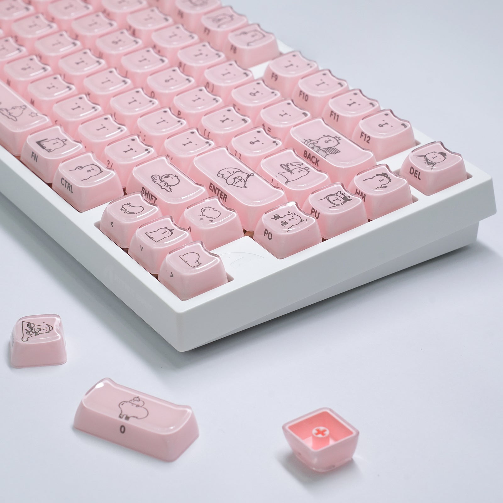 ATTACK SHARK SK05 118/119 Keys PBT Keycaps, MOA, ANSI