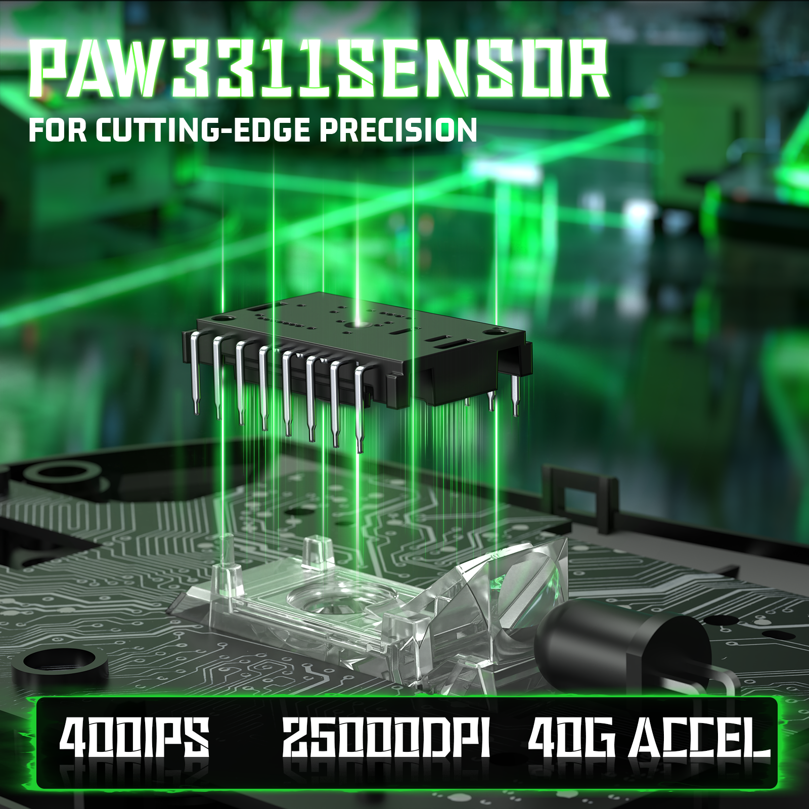 ATTACK SHARK V3 Ultra-Light Tri-Mode Gaming Mouse