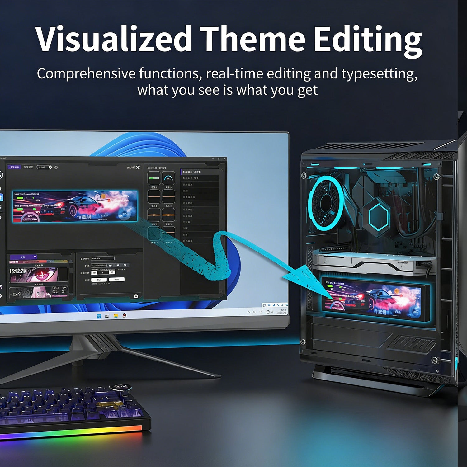 ATTACK SHARK x AJAZZ 9.2-inch IPS LCD Monitor