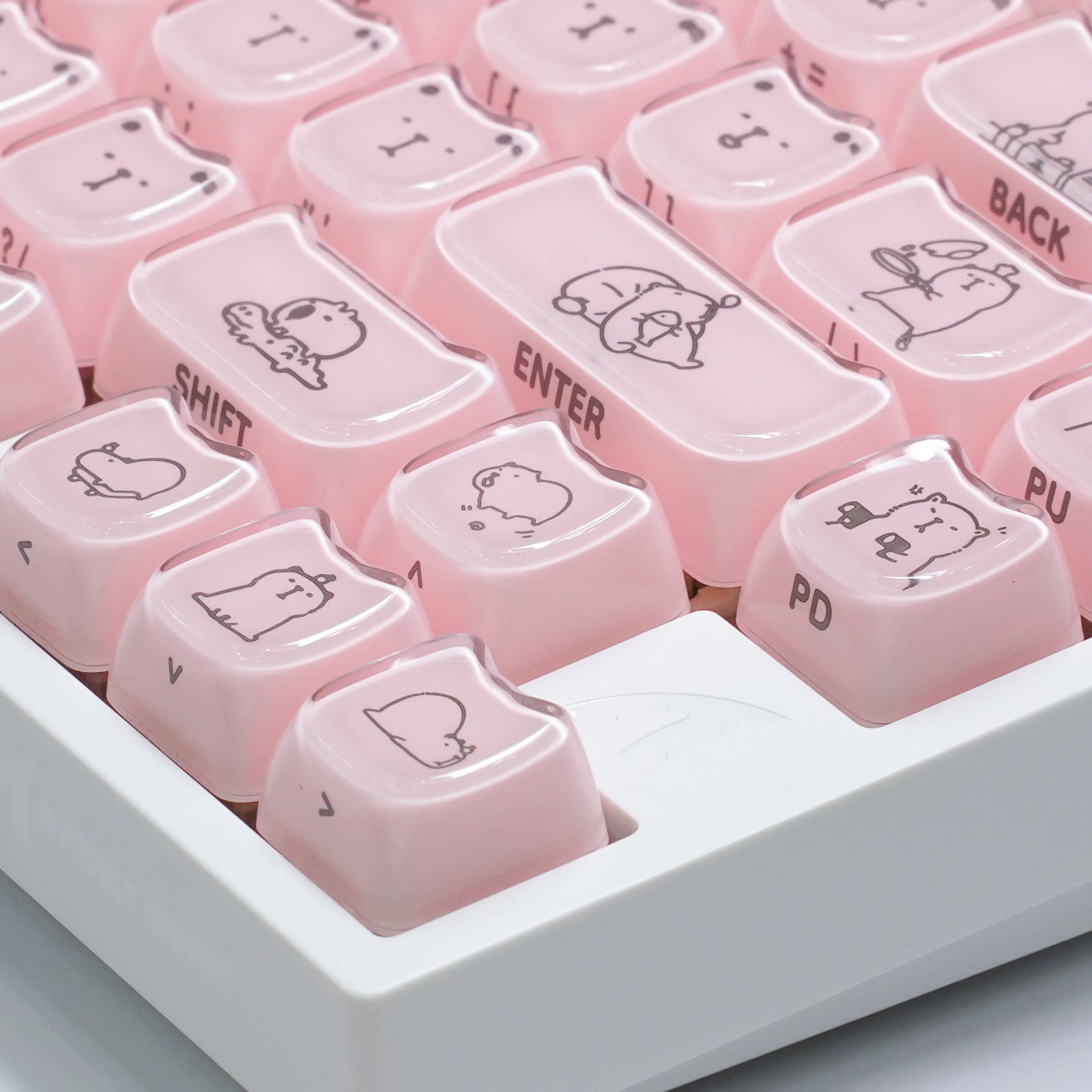 ATTACK SHARK SK05 118/119 Keys PBT Keycaps, MOA, ANSI
