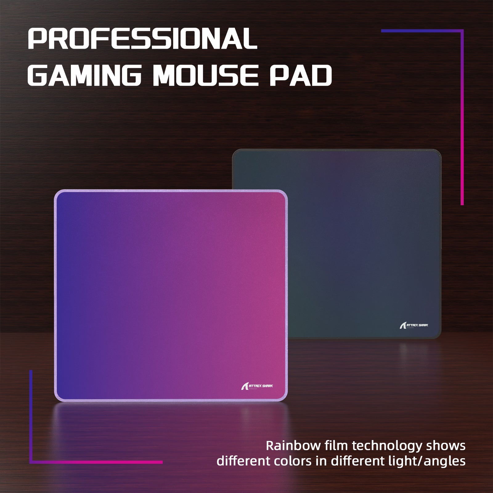 ATTACK SHARK CM03 eSport Gaming Mouse Pad (Rainbow Coated)