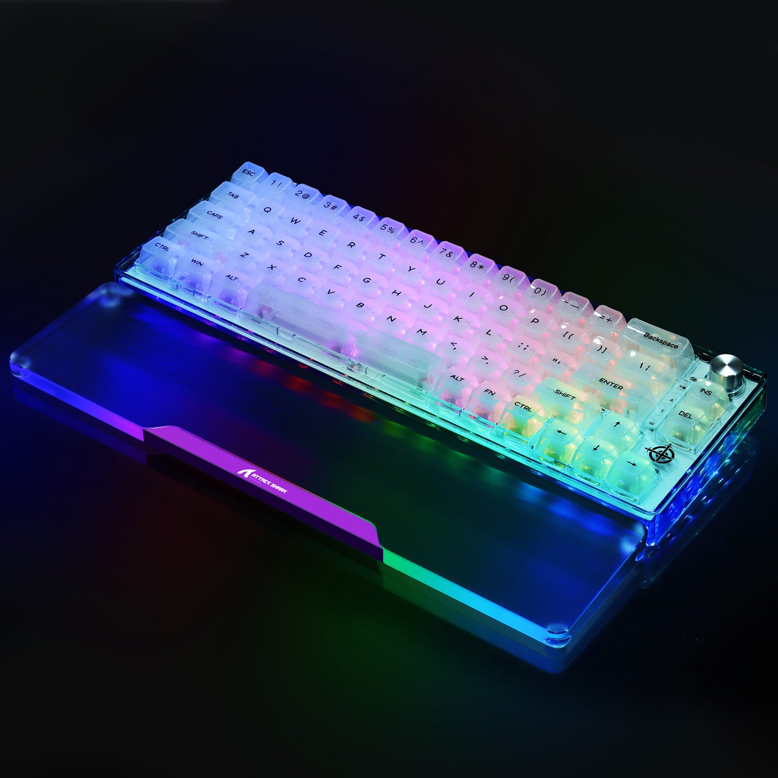 ATTACK SHARK 68 KEYS ACRYLIC WRIST REST