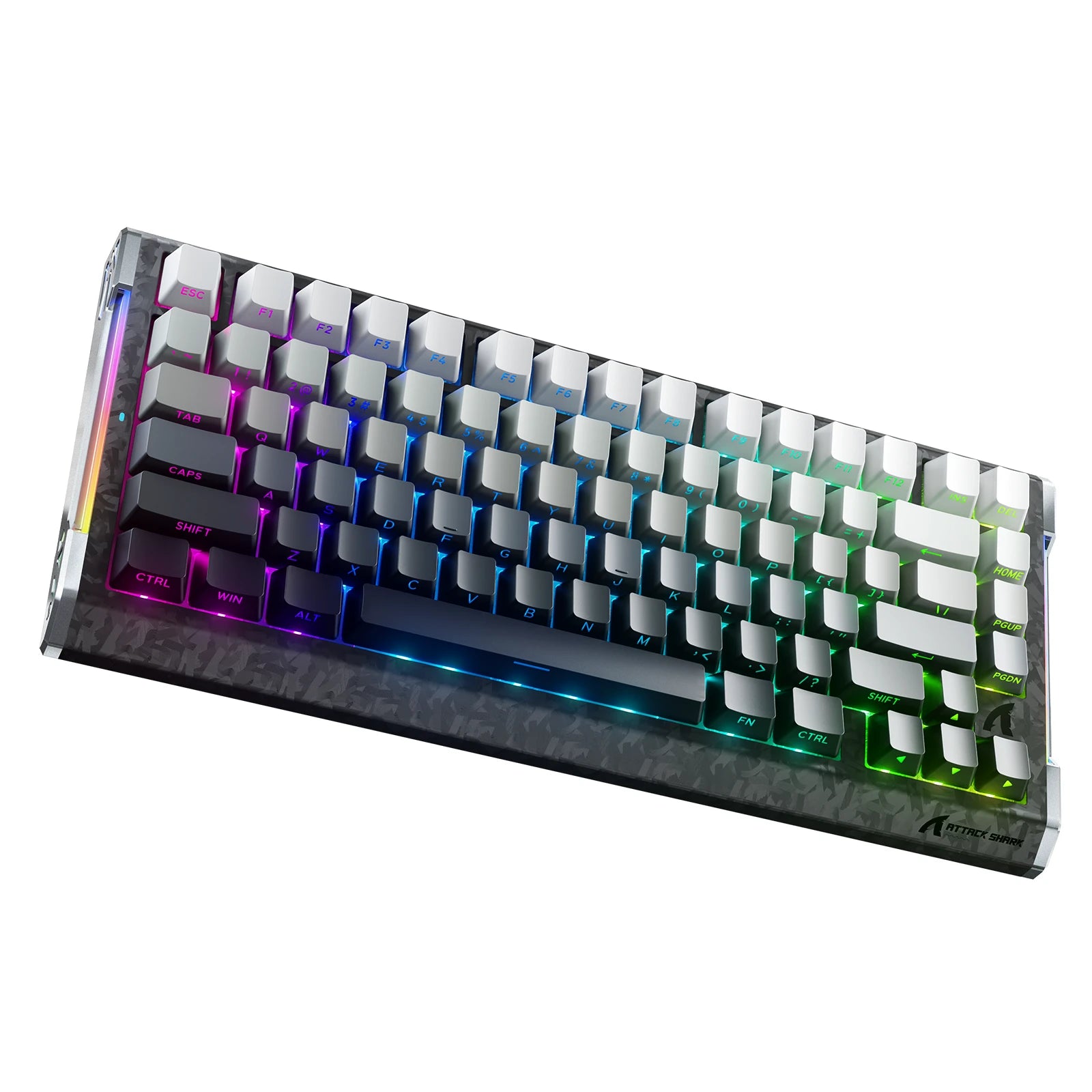ATTACK SHARK R86 HE Carbon Fiber Rapid Trigger Keyboard Magnetic Switch