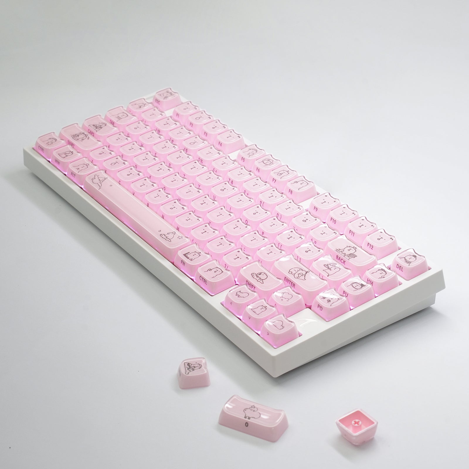 ATTACK SHARK SK05 118/119 Keys PBT Keycaps, MOA, ANSI