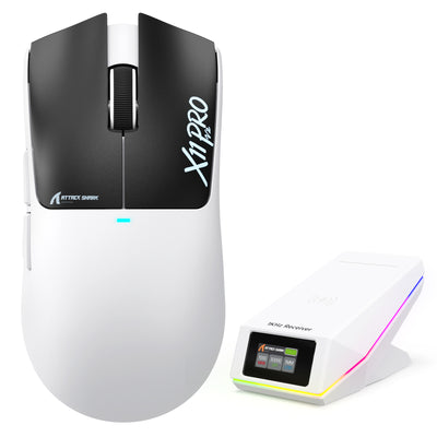 ATTACK SHARK X11 PRO V2 Wireless Gaming Mouse with TFT Display Charging Dock