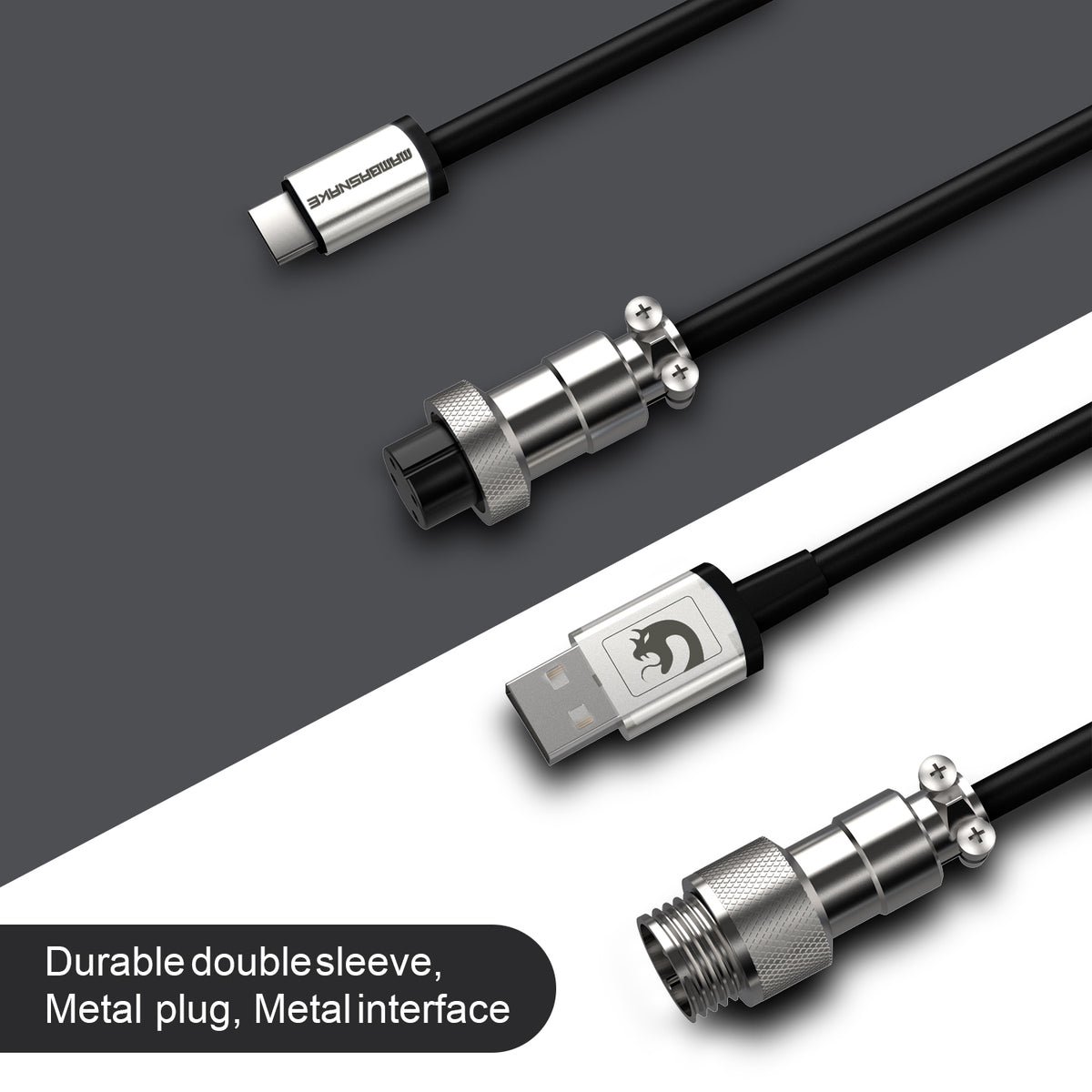 ATTACK SHARK x MAMBASNAKE C01 Coiled Cable
