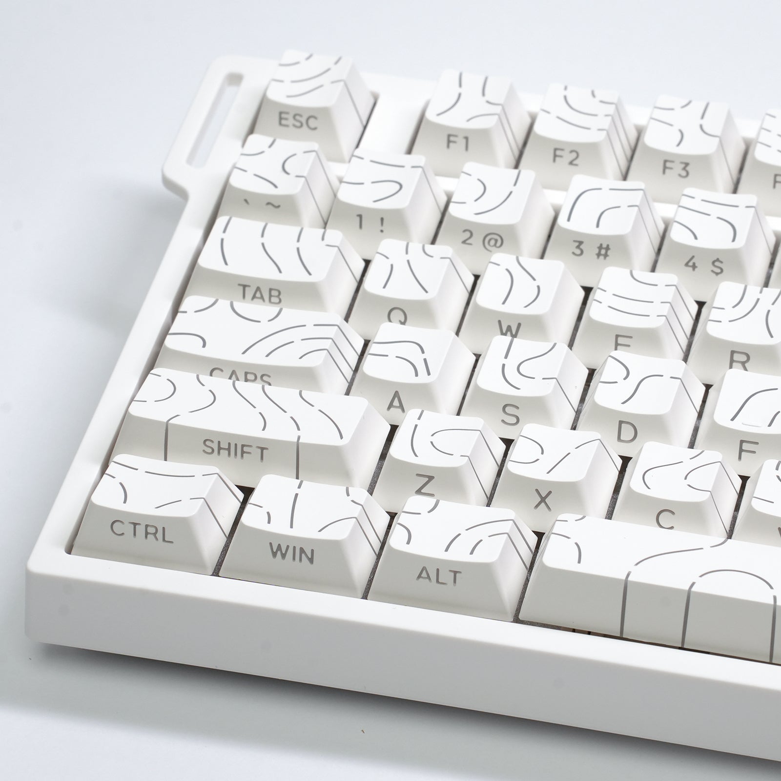 ATTACK SHARK SK06 135 Keys Shine-Through Keycaps, ANSI/ISO