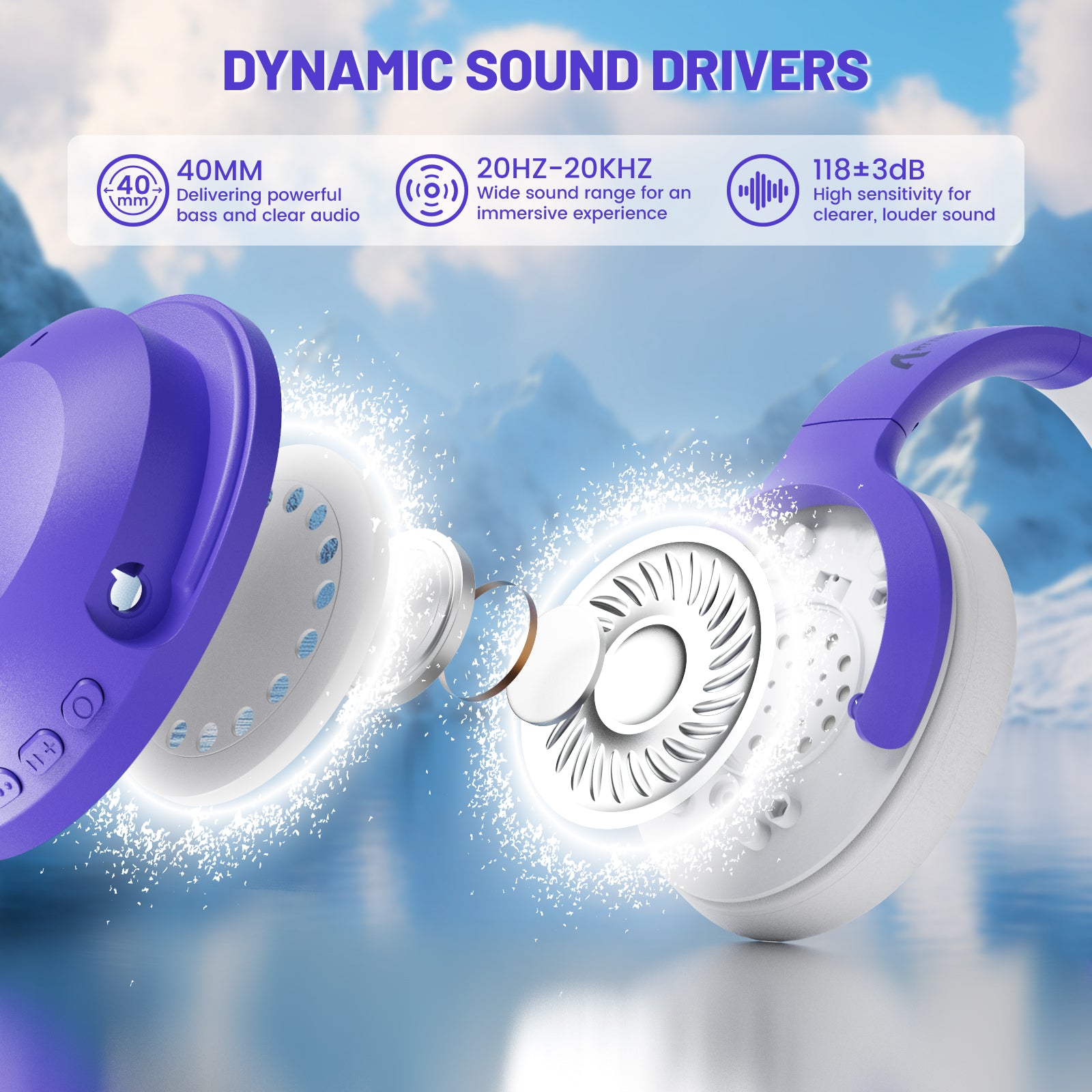 ATTACK SHARK G300 ANC Foldable Ultra-Light Dual-Mode Headphones