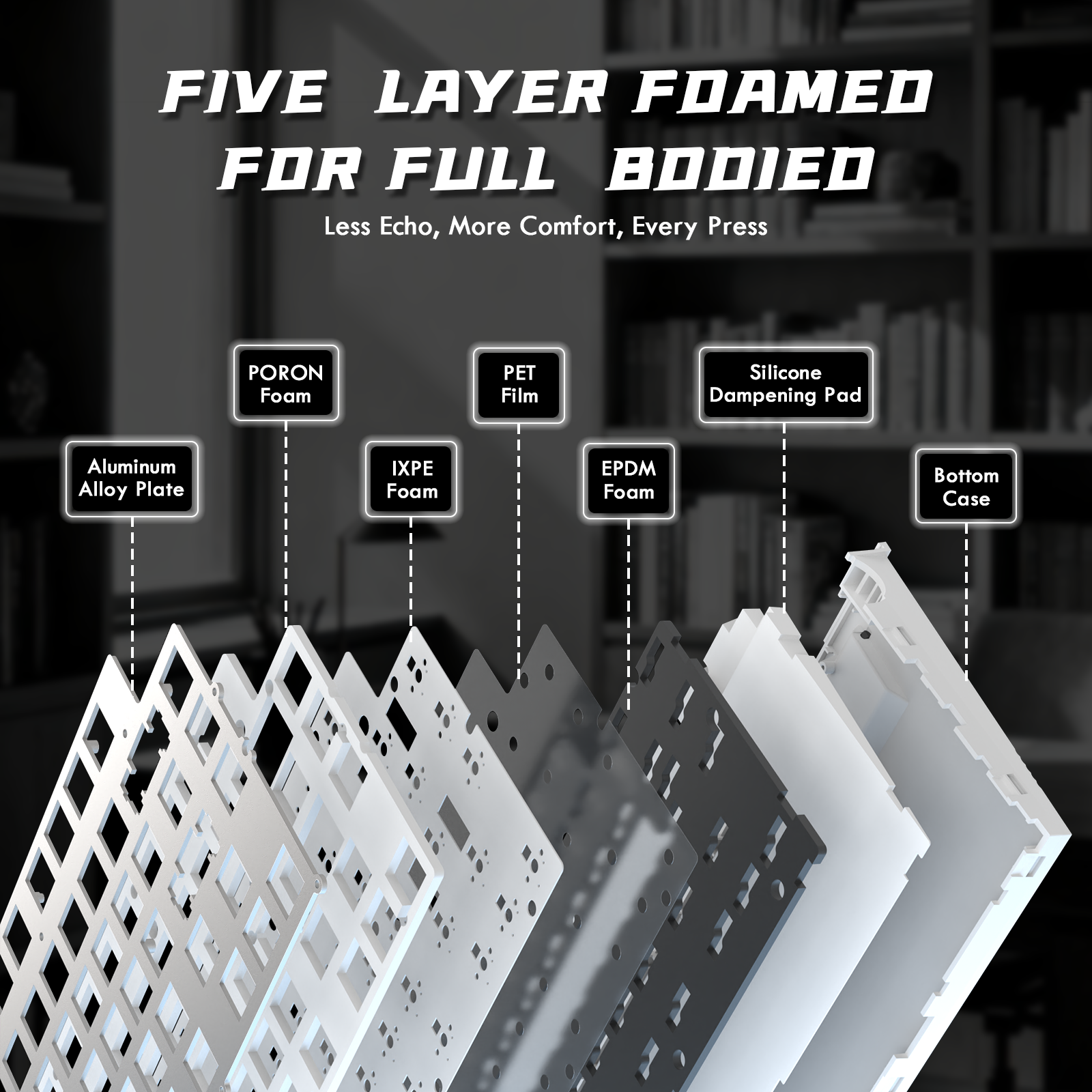 ATTACK SHARK R85 HE Rapid Trigger Keyboard Magnetic Switch with Custom Lightbox