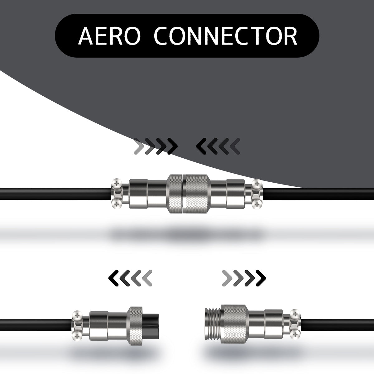 ATTACK SHARK x MAMBASNAKE C01 Coiled Cable