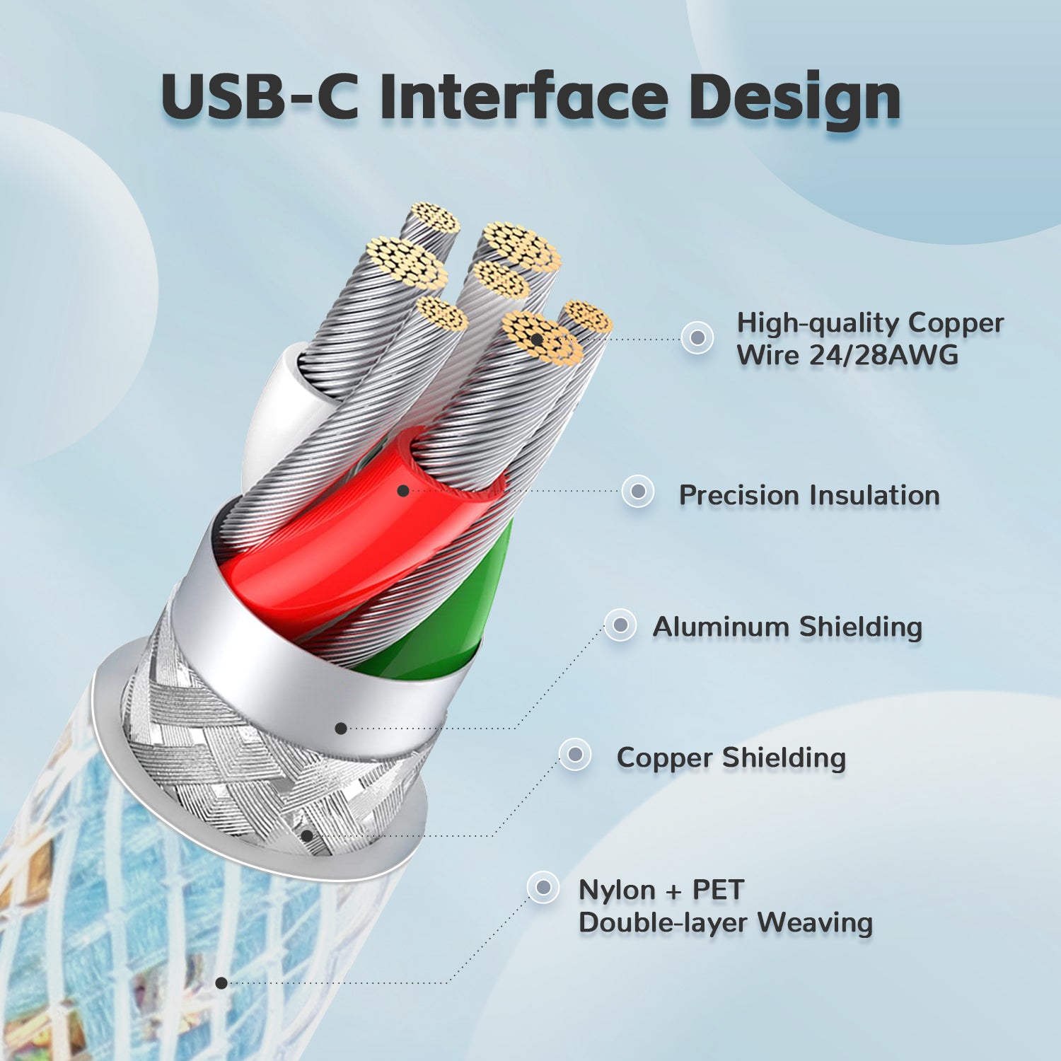 ATTACK SHARK C03 COILED CABLE