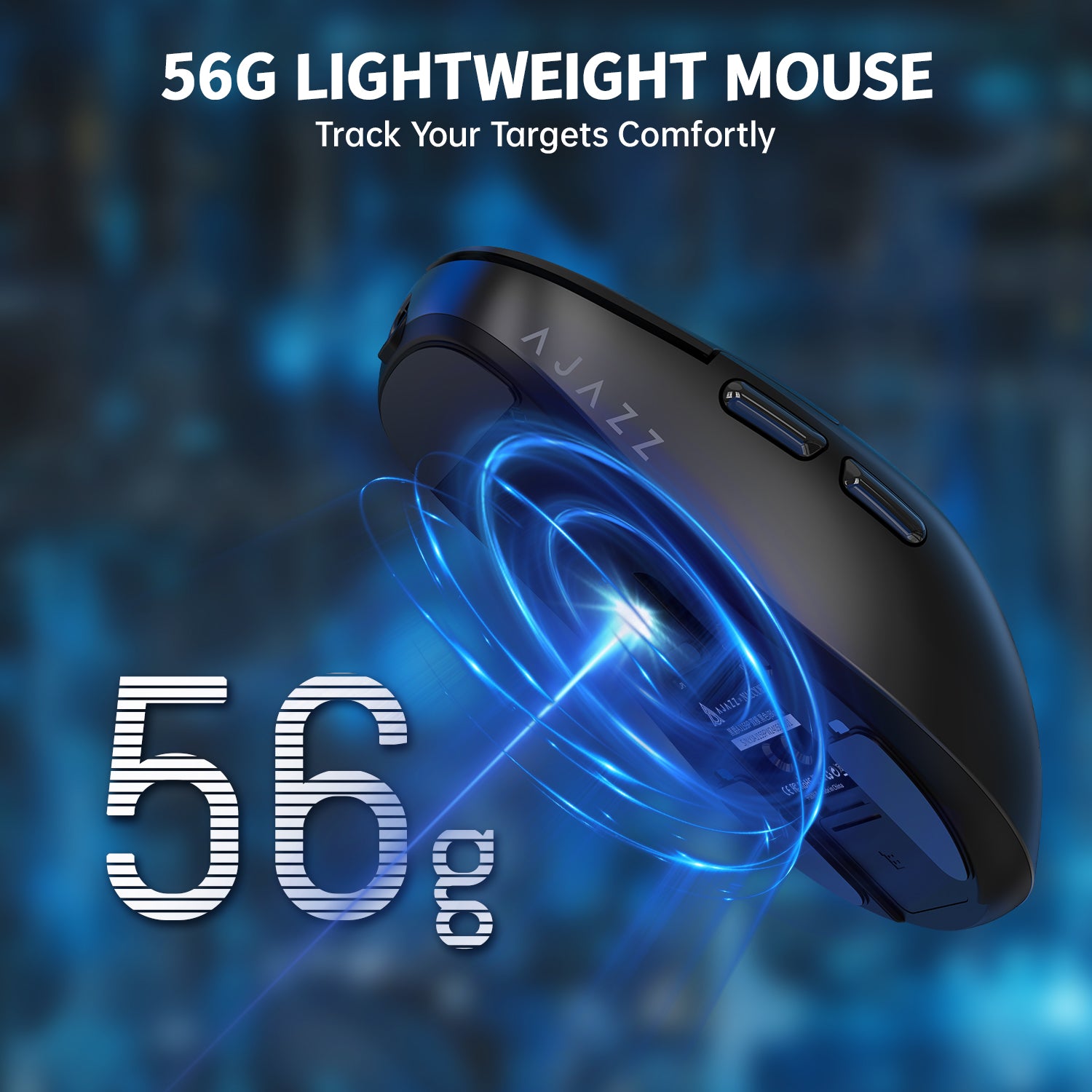 ATTACK SHARK x AJ159P Tri-mode Gaming Mouse with with Magnetic Charging Dock