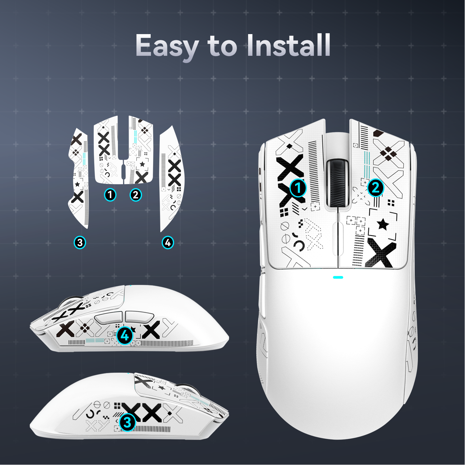 ATTACK SHARK X11 Gaming Mouse Grip Tape