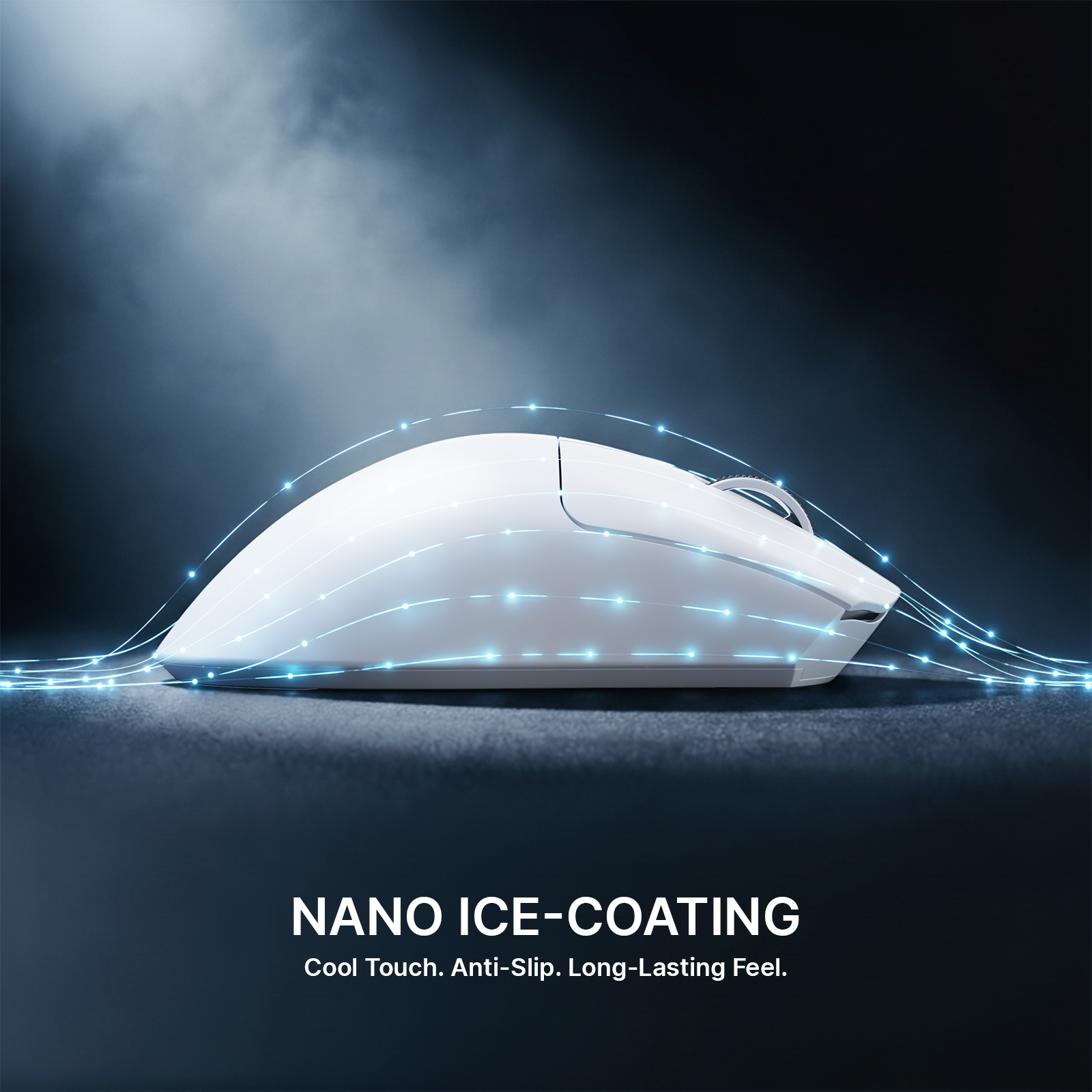 ATTACK SHARK V8 Ultra-Light Ergonomic Wireless Gaming Mouse