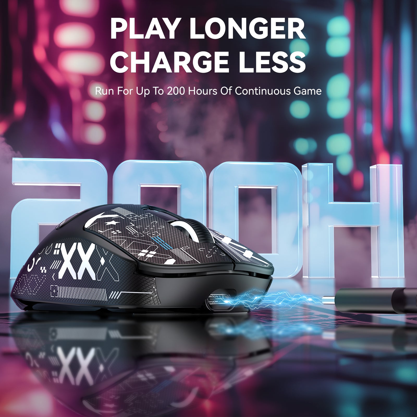 ATTACK SHARK X3MAX PAW3950 Wireless Gaming Mouse