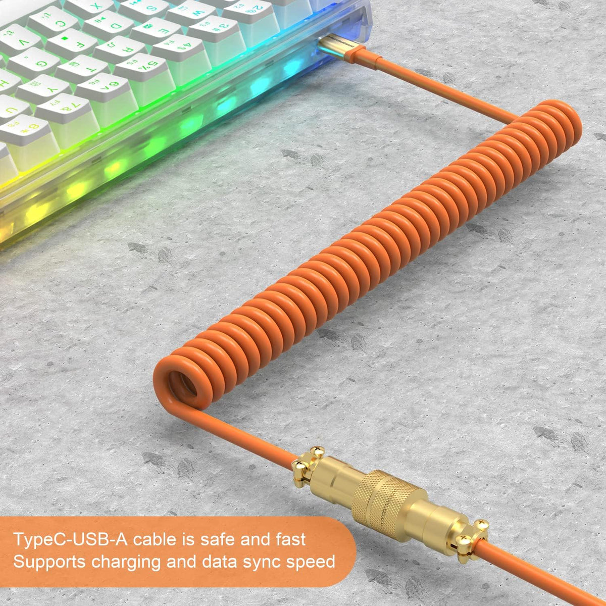 ATTACK SHARK x MAMBASNAKE C02 Coiled Cable